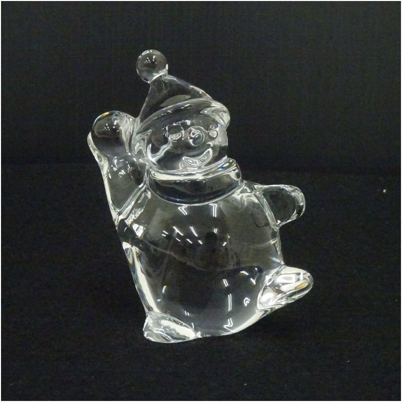 楽天市場】□新品同様□ Baccarat バカラ クリスタルガラス スノーマン