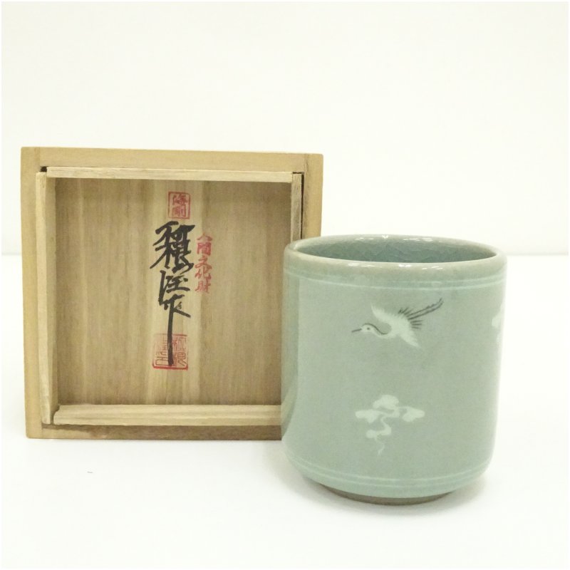 楽天市場】青磁 韓国陶窯 東谷 金正黙 急須 茶碗 5ケセット 共箱