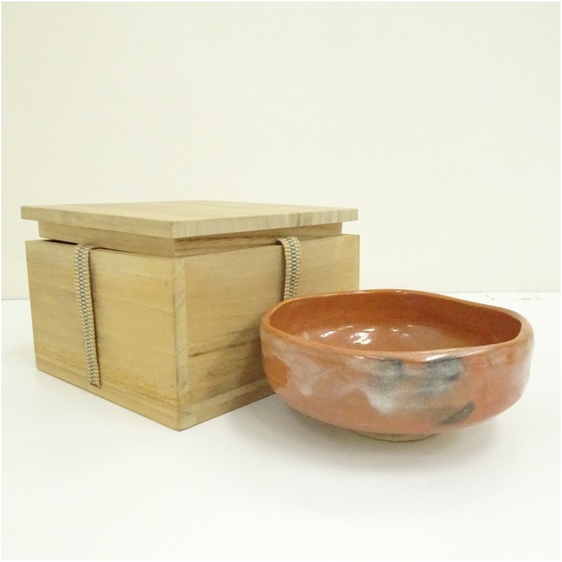 楽天市場】＜茶道具・茶碗＞黒楽馬盥茶碗 円楽作 落ち着いた、黒楽のお