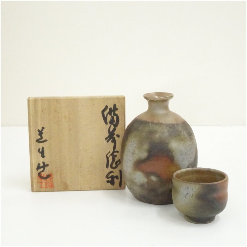 楽天市場】【中古】 大堀相馬焼 相馬竹鳳作 徳利 相馬亀田作 猪口 3点