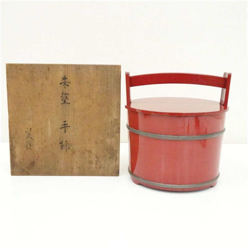 楽天市場】【茶器/茶道具 水指（水差し）】 鯉桶 鵬雲斎好写し 蓋裏 波