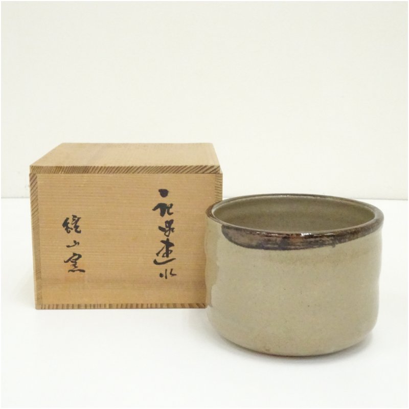楽天市場】【中古】鏡山窯 井上公之作 唐津焼 絵唐津 香合 茶道具【美