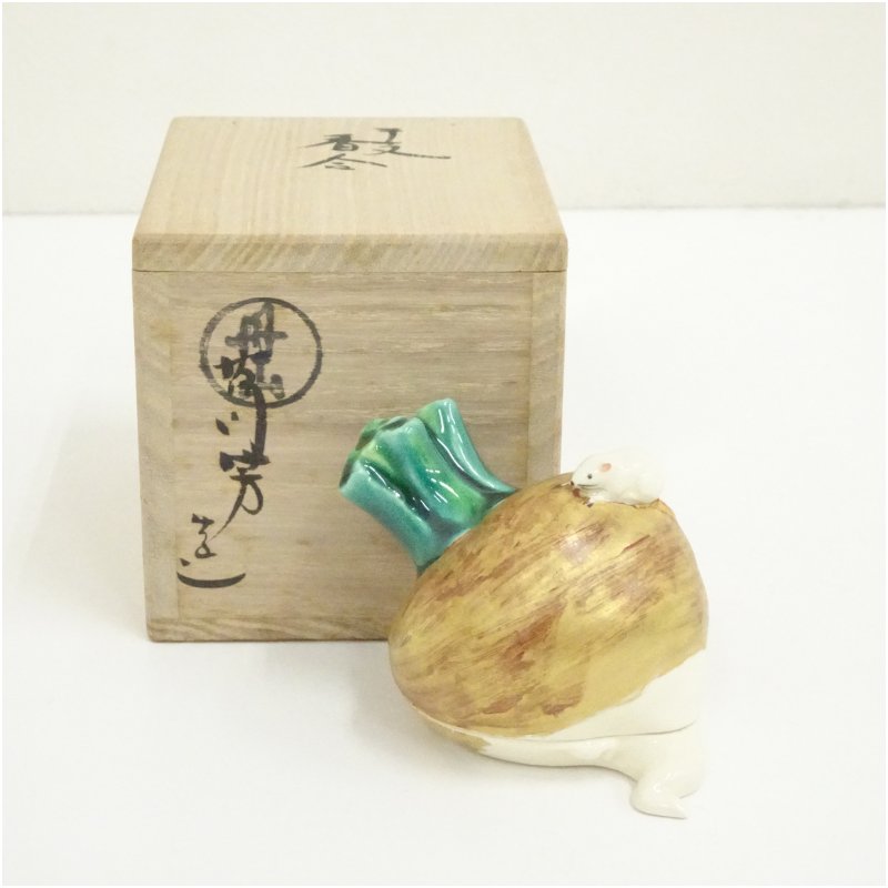 楽天市場】【茶道具】【香合】【送料無料】【中古】寿老人香合小峠丹山