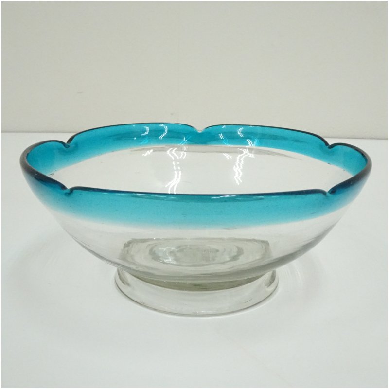 【中古】【大売り出し20%オフ】【硝子】輪花 硝子鉢  食器 今めかしい アンティーク レトロ 和食 和風 丼 器 小鉢 中鉢 一皿分の料理 お客さん 赤ちょうちん はたご屋 喫茶店【最大限度100%尖んがりうしろ側】