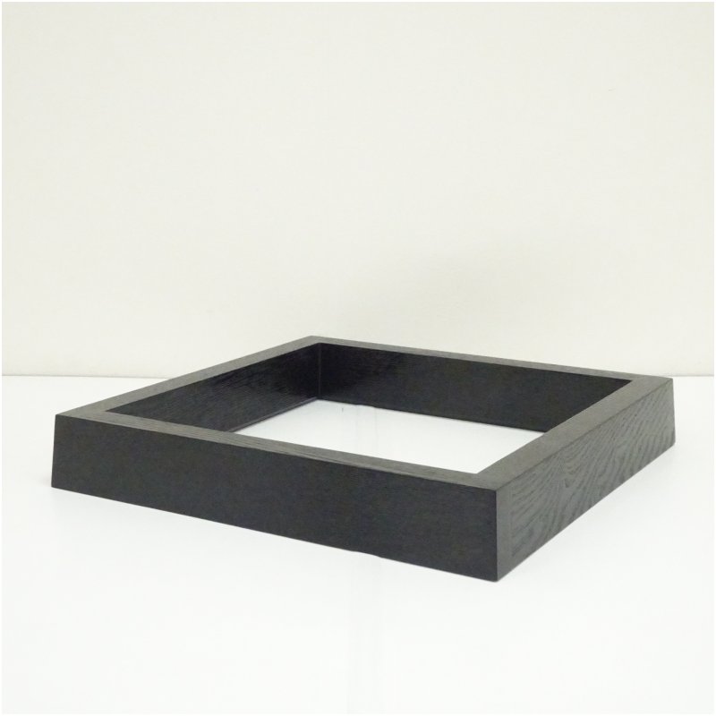 【中古】【茶道具】柿組み合わせ（掻合せ）塗炉縁（箱付）  茶道具 茶道 今めかしい ろぶち 茶室 茶の葉 お茶席 茶器 炉壇 御先棒 骨董 抹茶 茶会 茶の湯 木の枠
