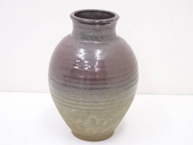 萬古焼　森一蔵作陶　壺　ツボ　作家物　飾りツボ　インテリア　陶器 楽天市場】【中古】【陶芸・陶器】森一蔵造 赤絵壺（共箱