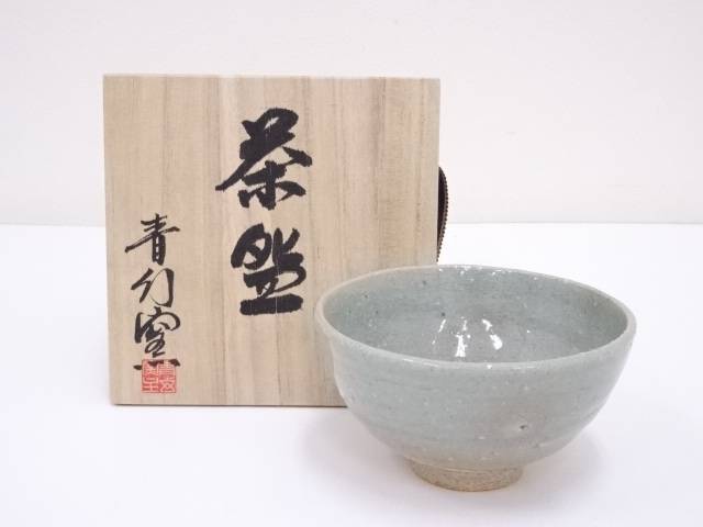 楽天市場】【中古】【茶道具】本願寺鉄釉茶碗（銘：滴翠）（共箱