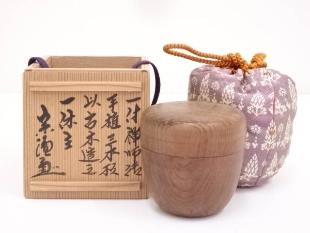 茶道具 着物 送料無料 茶道具 一休禅師手桶三本杉古木製棗 書付有 送料無料 抹茶 中古 茶器 茶の湯 茶会 茶の湯 お茶入れ 茶道具 骨董 お茶 なつめ 薄茶器 薄器 抹茶 容器 お茶入れ おしゃれ お茶道具 着物のネットショップ圭