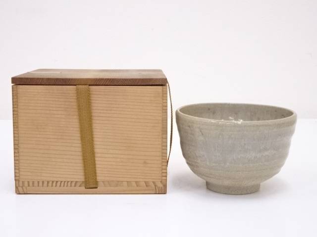 新品未使用 秀嶺造 唐津竹 抹茶椀 10客セット　箱付き 茶道具 茶道 骨董品 085-2020e-22_13.jpg
