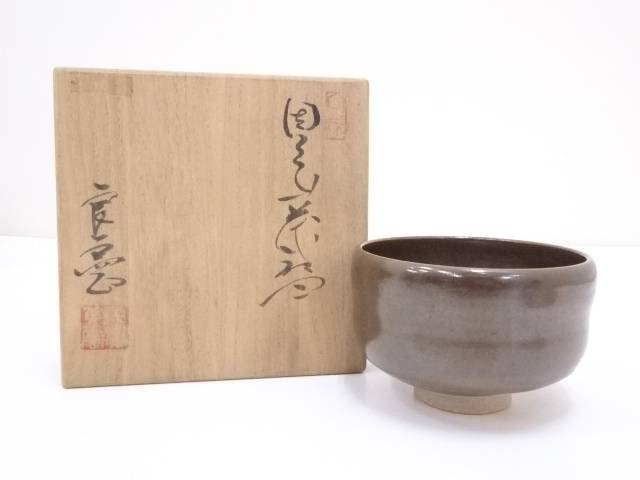 因久山焼　芦沢良憲　茶碗　抹茶茶碗　茶道具 楽天市場】【中古】【茶道具】因久山焼 芦澤良憲造 茶碗（共箱