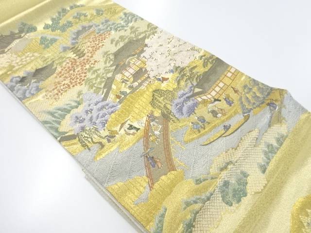 年末のプロモーション かわいい おしゃれ 帯 きもの 着物 和装 リサイクル 未使用品 本金京風景に時代人物模様織り出し袋帯 送料無料 和服 Radiolaponedora Com 年末のプロモーション かわいい おしゃれ 帯 きもの 着物 和装 リサイクル 未使用品 本金京風景に時代人物模様織り出し袋帯 送料無料 和服 Radiolaponedora Com