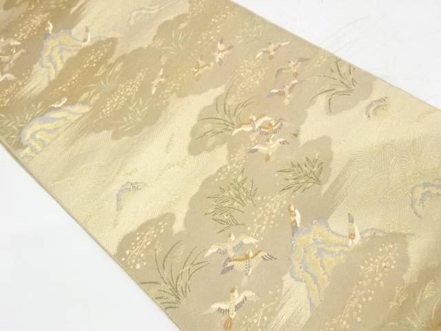 帯 着物 和装 自粛応援セール35 オフ リサイクル 服部織物製 波に岩 鳥模様織出し袋帯 送料無料 和服 きもの かわいい おしゃれ 帯 通販 帯 着物 和装 自粛応援セール35 オフ リサイクル 服部織物製 波に岩 鳥模様織出し袋帯 送料無料 和服 きもの かわいい おしゃれ 帯 通販