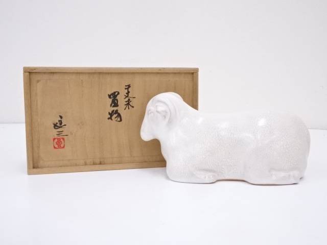 楽天市場】【中古】【陶芸・陶器】天野達夫造 干支「酉」置物 共