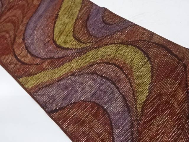 即納 最大半額 リサイクル 長澤織物製 都喜エ門 流水模様織出し袋帯 送料無料 和服 和装 着物 きもの 帯 おしゃれ かわいい 限定製作 Www Indiatribune Com