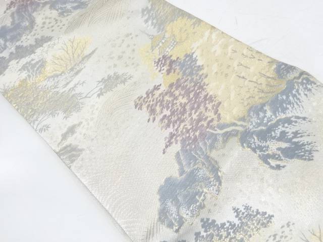 いラインアップ 着物 和装 リサイクル 佐賀錦寺院風景模様織出し袋帯 送料無料 和服 きもの かわいい おしゃれ 帯 Www Radiosinagoga Com