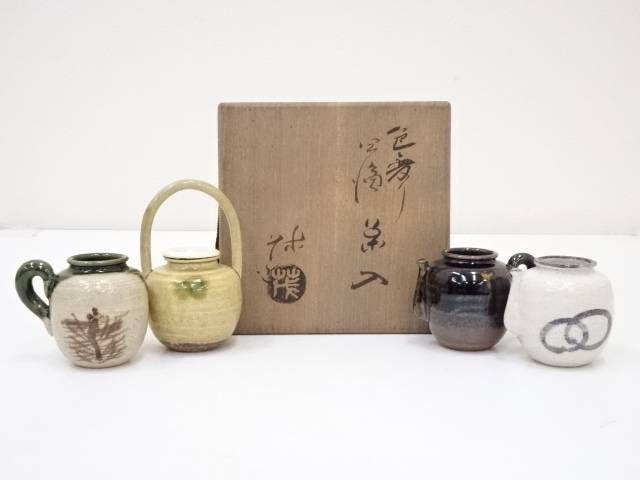 ブランド雑貨総合 茶道具 茶事 茶席 茶会 茶の湯 茶器 茶道具 山口茂造 色変り四滴茶入 共箱 送料無料 中古 骨董 おしゃれ 容器 抹茶 お茶入れ 抹茶 お茶 Adrm Com Br