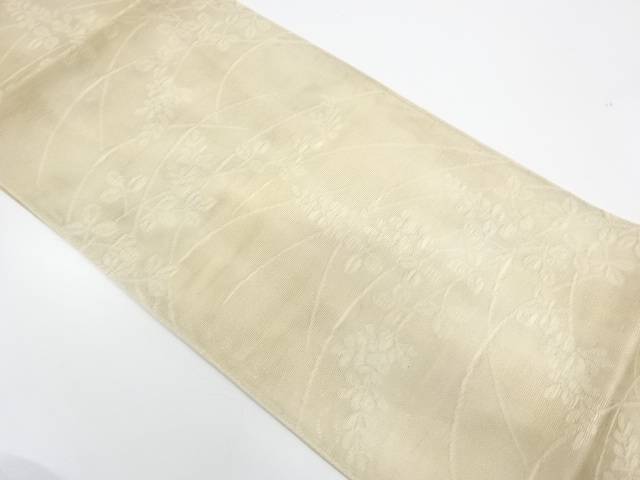 帯 紗 自粛応援セール35 オフ リサイクル 未使用品 萩模様織出し袋帯 未仕立て 送料無料 和服 かわいい おしゃれ 帯 きもの 着物 和装 小物などお買い得な福袋