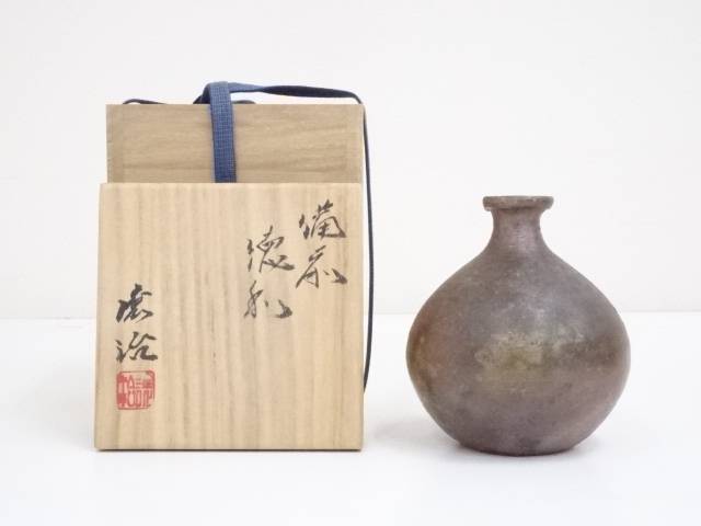 楽天市場 陶芸 陶器 備前焼 山下譲治造 徳利 共箱 送料無料 中古 酒器 和食器 料亭 お酒 料理 居酒屋 来客 おしゃれ とっくり 骨董 ディスプレイ インテリア 棚 懐石 お茶道具 着物のネットショップ圭