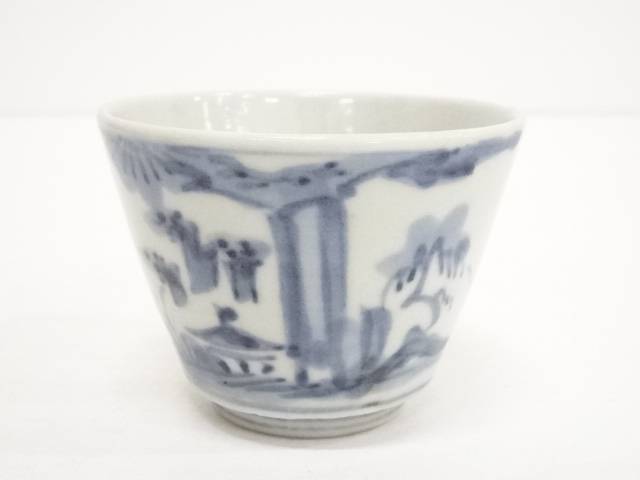 人気絶頂 陶芸 陶器 江戸初期 初期伊万里 生掛釉薬染付蕎麦猪口 送料無料 酒器 和食器 骨董 お酒 料理 居酒屋 来客 おしゃれ ディスプレイ インテリア 棚 おちょこ お猪口 新着商品 Erieshoresag Org