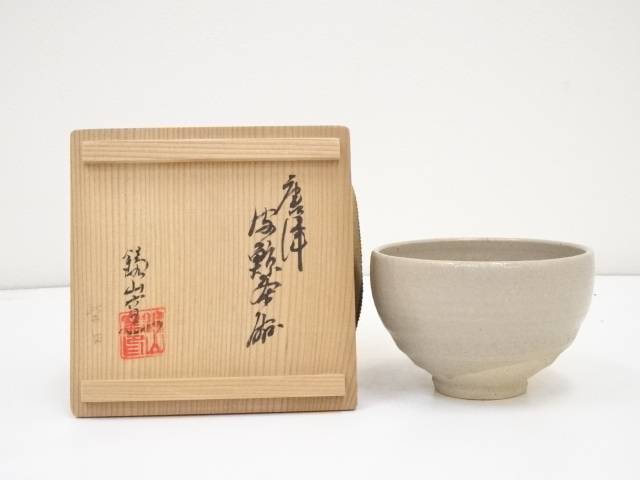 新品未使用 秀嶺造 唐津竹 抹茶椀 10客セット　箱付き 茶道具 茶道 骨董品 楽天市場】【中古】【茶道具】山川尚峰造 竹茶碗（共箱）【送料