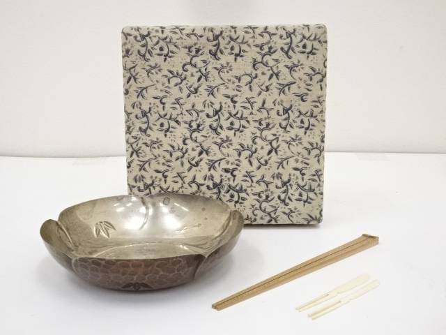 黄銅　菓子器鉢　金属皿　骨董品　時代物 楽天市場】【中古】 錦松堂 菓子器 純銅製 鉄鉢 日本製 器 金属