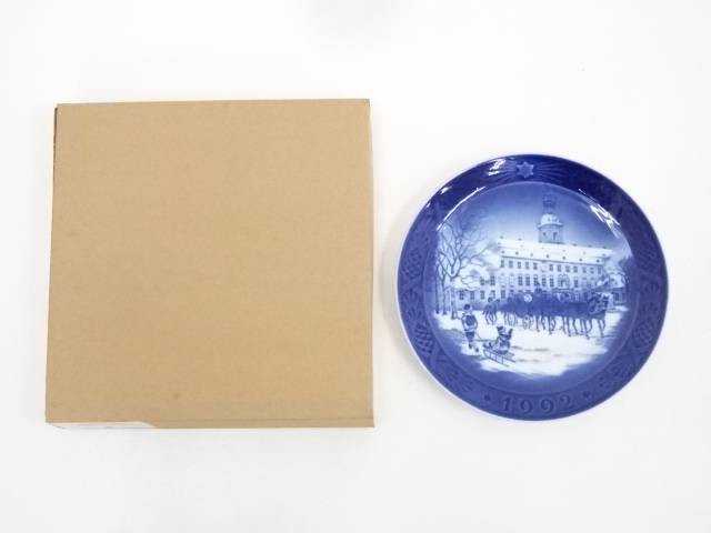 ◇在庫限り◇ Royal Copenhagen ロイヤルコペンハーゲン イヤープレート 1992年 中古 ROYAL COPENHAGEN 洋食