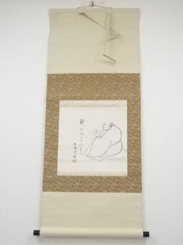 AG27 掛け軸 蕪村 いかだしの 共箱 外箱 責任総集付 工芸 書画 茶道美品 AG27 掛け軸 蕪村 いかだしの 共箱 外箱 責任総集付 工芸 書画