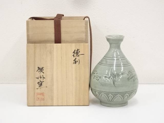 茶道具 水指 伊賀焼 福島清文作 共箱 茶道具 水指 伊賀焼 福島清文作 共箱