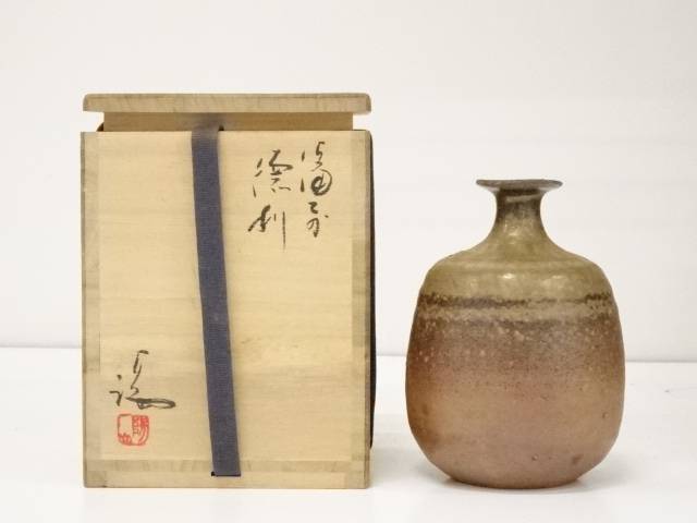 となります ヤフオク! 酒器 徳利 伊勢崎淳造 共箱 - 備前焼 ノーリター