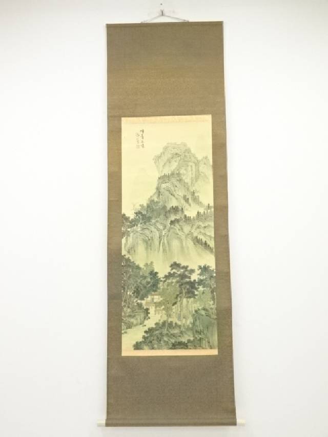 楽天市場】【中古】【書画】小寺雲洞筆 蓬莱 肉筆紙本掛軸（共箱