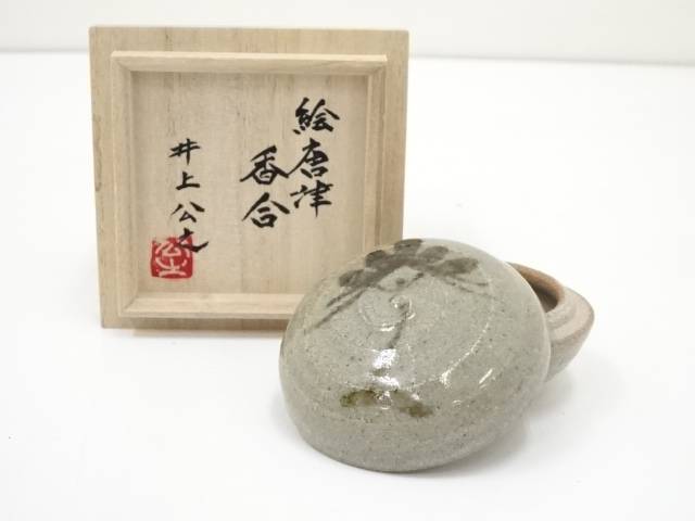 色絵香合[中古 茶道具 茶道 香道 香道具 おしゃれ かわいい