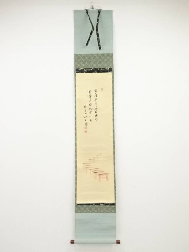 楽天市場】【中古】【書画】日本画 稲垣伯堂筆 仏図 肉筆紙本