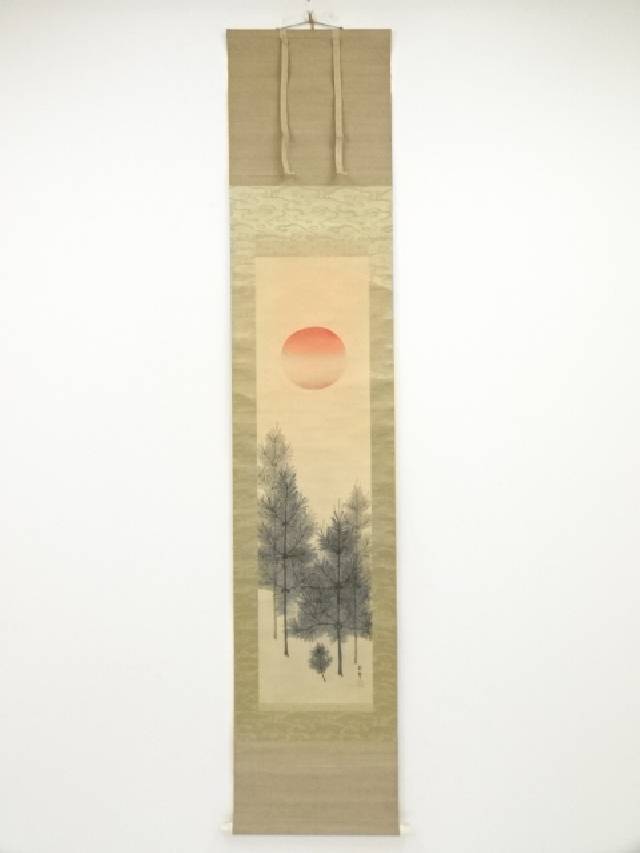 ♥掛軸　権兵衛　成木 星洲 　掛け軸　骨董品 ♥掛軸 赤穂浪士 堀部安兵衛 桐箱付き 掛け軸 骨董 古玩 中国