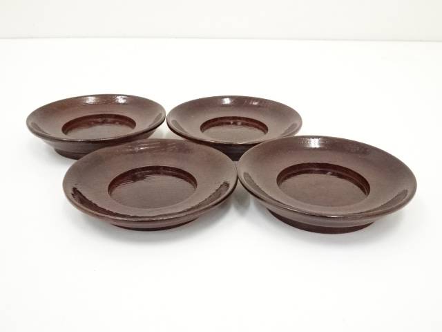 煎茶道具　古錫　乾茂號造　円式　茶托　五客　C　5332 楽天市場】【中古】【煎茶道具】乾茂號造 錫円式茶托5客（413g