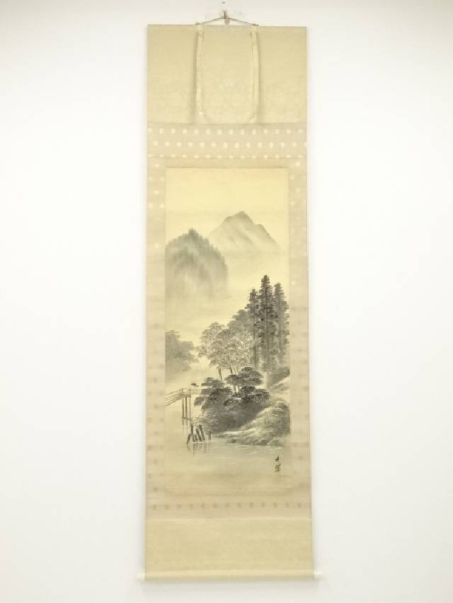 野村雪草【高砂】絹本　掛軸　二重箱　日本美術 野村雪草【高砂】絹本 掛軸 二重箱 日本美術 野村雪草【高砂