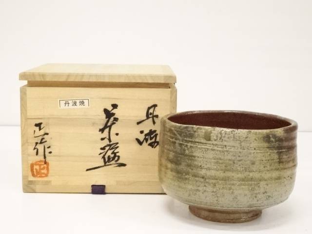 ATー２６     抹茶碗      丹彩窯    美品良品   超激安 楽天市場】【中古】【茶道具】丹波焼 丹彩窯造 茶碗（共箱