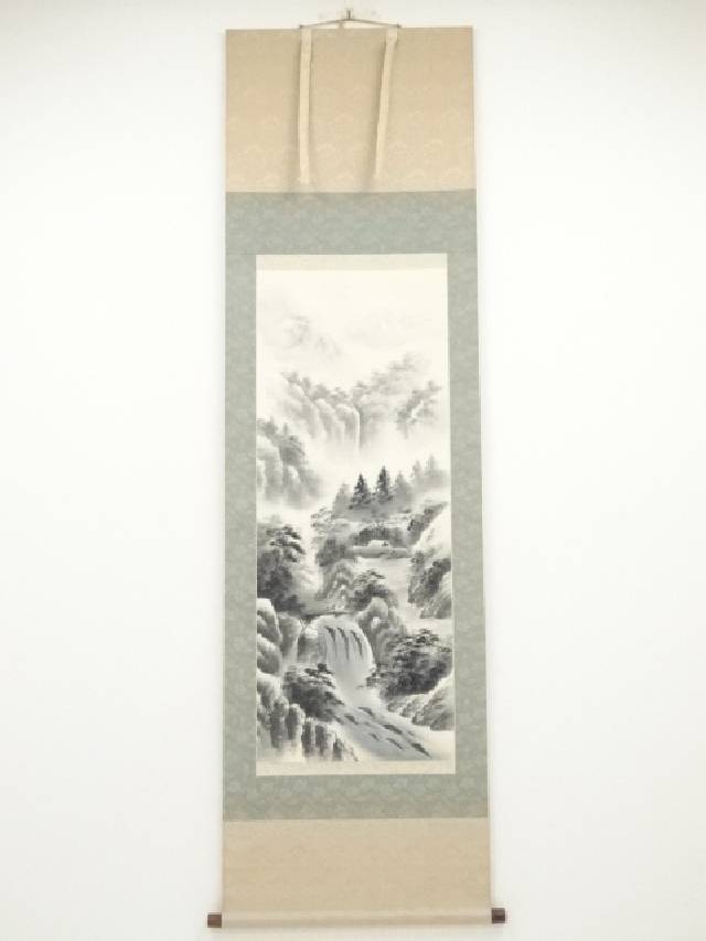 楽天市場】【中古】【書画】角田墨舟筆 水墨山水 肉筆絹本掛軸