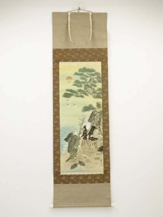 楽天市場】【中古】【書画】高橋華山筆 水墨山水 肉筆絹本掛軸