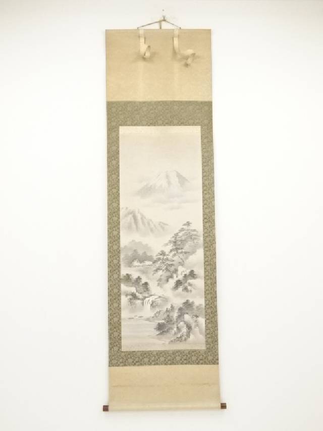 楽天市場】【中古】【書画】翠鳳筆 飛鶴 肉筆絹本掛軸（共箱