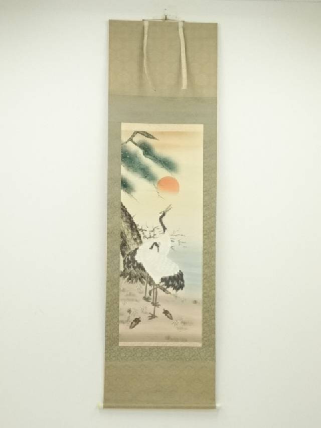 内海宗久 紅白梅 絹本 希少 軸装 茶道具 掛軸 美品 です。 りか様専用掛け軸 内海宗久 紅白梅 絹本 希少 軸装 茶道具 掛軸
