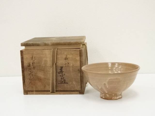 N498 茶碗 『萩焼』『佐藤友宣造』『古萩茶碗』 抹茶碗 共箱 茶道具 楽天市場】【中古】【タイムセール55%オフ】【茶道具】萩焼 脇本