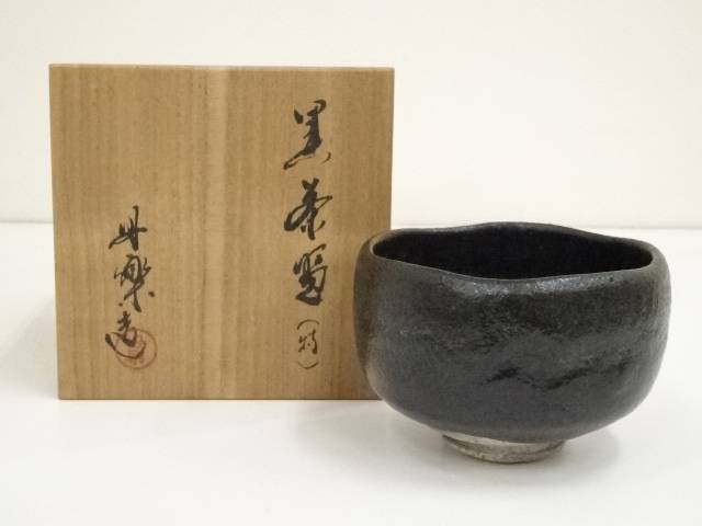 楽天市場】【茶道具】数印黒楽茶碗（箱付）【送料無料】[中古 茶道