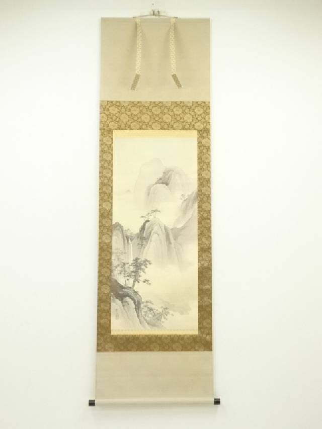 楽天市場】【中古】【書画】小寺雲洞筆 蓬莱 肉筆紙本掛軸（共箱