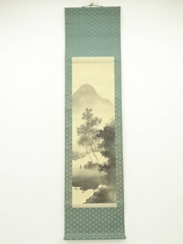 掛け軸 秀峰 朝顔に鮎 絹本 希少 軸装 茶道具 掛軸 美品 です。 掛け軸 秀峰 朝顔に鮎 絹本 希少 軸装 茶道具 掛軸 美品 です。