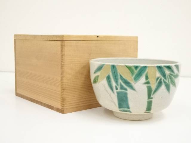 奥村考造　京焼　茶碗 道具 ] - 道具 京焼 奥村考造 花暦茶碗（共箱） | ネット