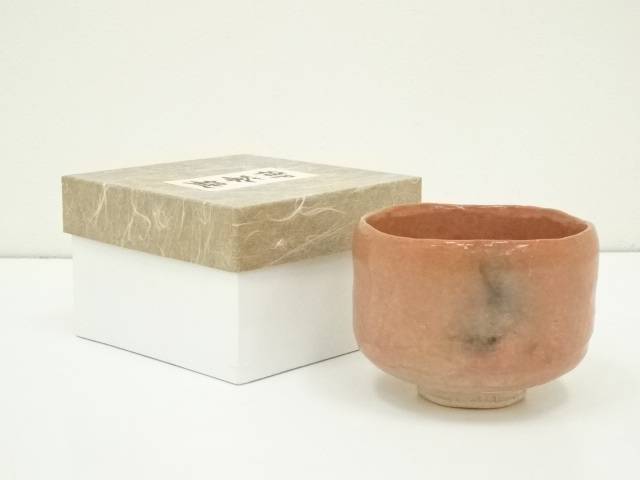 楽焼　川崎和楽造　抹茶椀　茶道具　骨董 楽天市場】【中古】【タイムセール55%オフ】【茶道具】川崎和楽