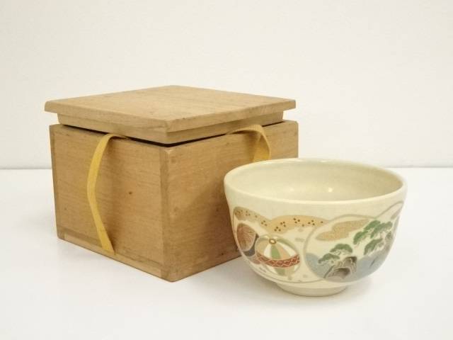 楽天市場】【中古】【茶道具】川本了生造 弥七田織部茶碗【送料