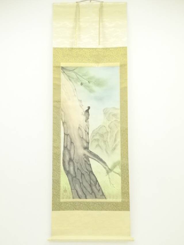 掛け軸 橋本寛海 『 虎 』 絹本 希少 軸装 茶道具 掛軸 美品 です。 掛け軸 橋本寛海 『 虎 』 絹本 希少 軸装 茶道具 掛軸 美品 です。