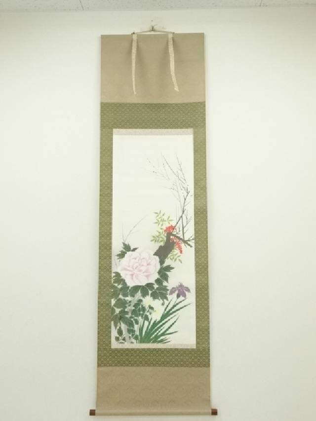 野村雪草【高砂】絹本　掛軸　二重箱　日本美術 野村雪草/【高砂】/絹本/掛軸/掛け軸/二重箱/日本美術 item