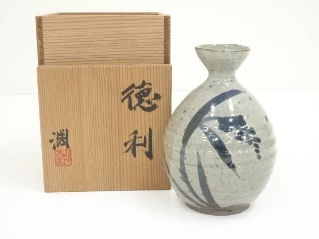 楽天市場】【中古】【茶道具】浅野治志造 色絵蜻蛉酒器（共箱